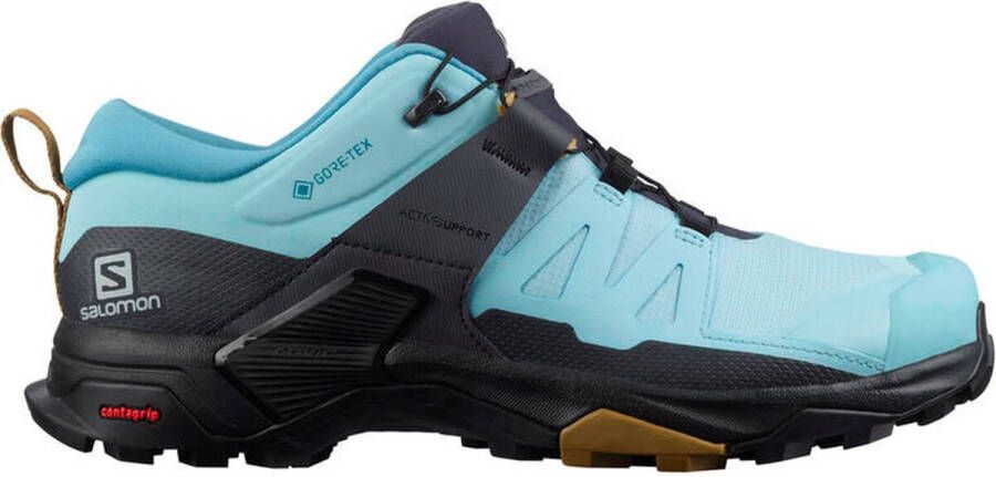 Salomon X Ultra 4 GTX Dames Wandelschoenen Lichtblauw Zwart