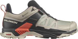 Salomon X ULTRA 4 GTX Vintage Heren Wandelschoenen Zand Zwart