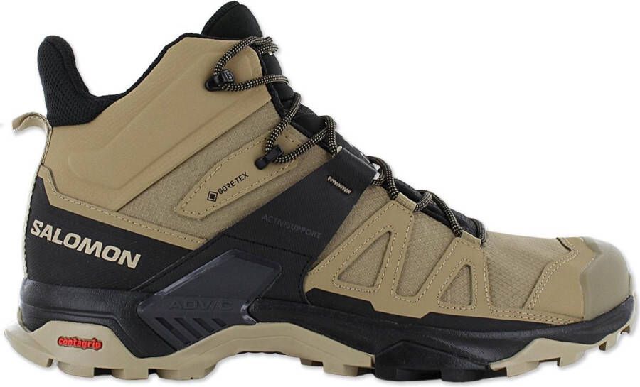 Salomon X ULTRA 4 MID GTX GORE-TEX Heren Wandelschoenen Trekking Schoenen Beige