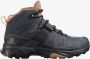 Salomon X Ultra 4 Mid Gtx W Dames Hoge Wandelschoen Ebony Mocha Mousse Almond Cream - Thumbnail 1