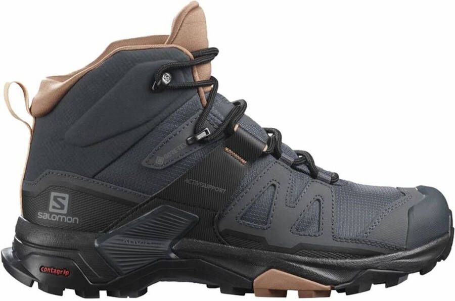 Salomon X Ultra 4 Mid GTX W Dames Wandelschoenen Donkergrijs