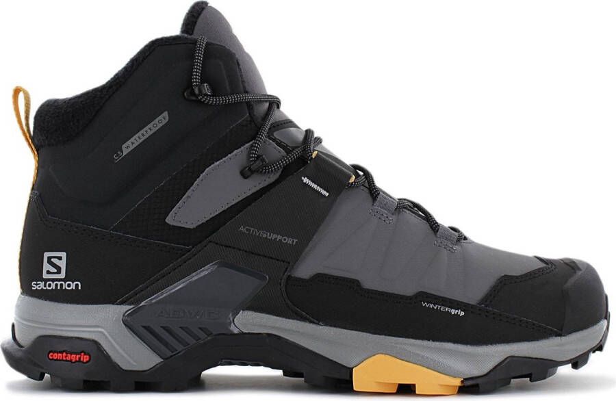 Salomon X ULTRA 4 MID WINTER TS CSWP THINSULATE WATERPROOF Herren Winter Wandelschoenen Outdoor Schoenen Zwart-Grijs