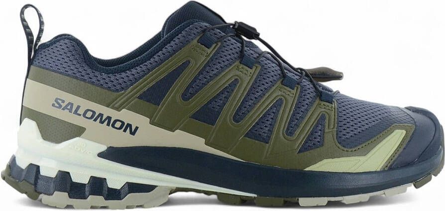 Salomon Navy Blauwe Sneakers Lichtgewicht Ontwerp Multicolor Heren