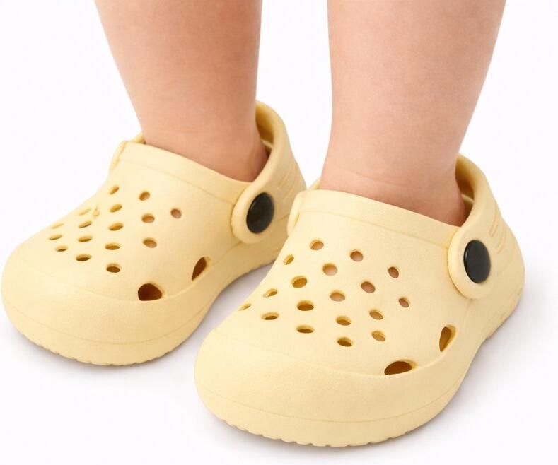 San Marque Kinderen klompen Tuinklompen Baby Peuter & Kleuters n Kinder clogs Kinderslippers Tuinschoenen kids Waterschoenen Badslippers kinderen Camping Strand schoenen kind EVA lichtgewicht & Clogs Geel