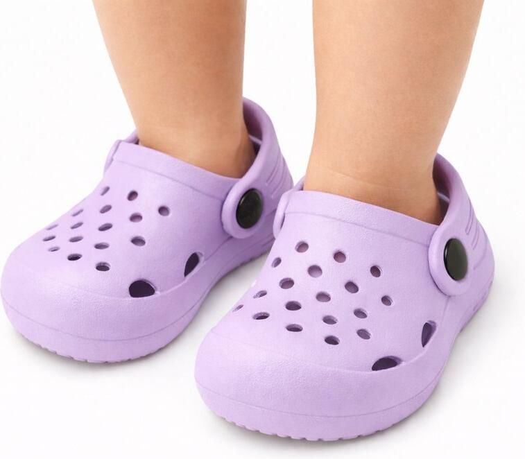 San Marque Kinderen klompen Tuinklompen Baby Peuter & Kleuters n Kinder clogs Kinderslippers Tuinschoenen kids Waterschoenen Badslippers kinderen Camping Strand schoenen kind EVA lichtgewicht & Clogs Paars
