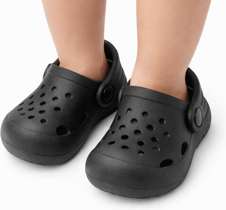 San Marque Kinderen klompen Tuinklompen Baby Peuter & Kleuters n Kinder clogs Kinderslippers Tuinschoenen kids Waterschoenen Badslippers kinderen Camping Strand schoenen kind EVA lichtgewicht & Clogs Zwart