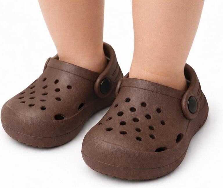San Marque Kinderen klompen Tuinklompen Baby Peuter & Kleuters n Kinder clogs Kinderslippers Tuinschoenen kids Waterschoenen Badslippers kinderen |Camping Strand schoenen kind EVA lichtgewicht & Clogs Bruin