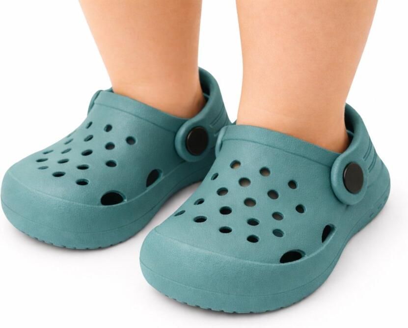 San Marque Kinderen klompen Tuinklompen Baby Peuter & Kleuters n Kinder clogs Kinderslippers Tuinschoenen kids Waterschoenen Badslippers kinderen |Camping Strand schoenen kind EVA lichtgewicht & Clogs Teal