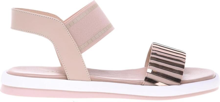 Sandalen met elastiek roze