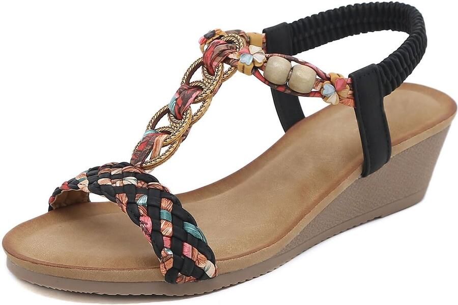 Sandalen met hak