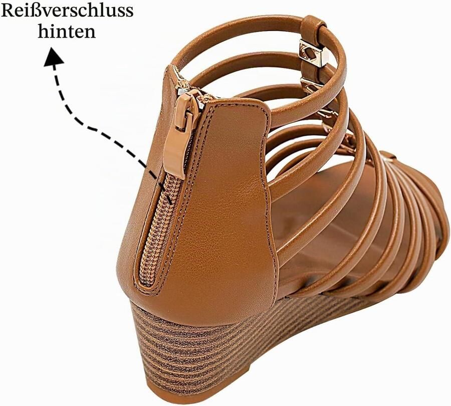 Sandalen met hak zilver