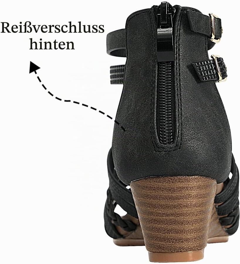 Sandalen met hak zilver