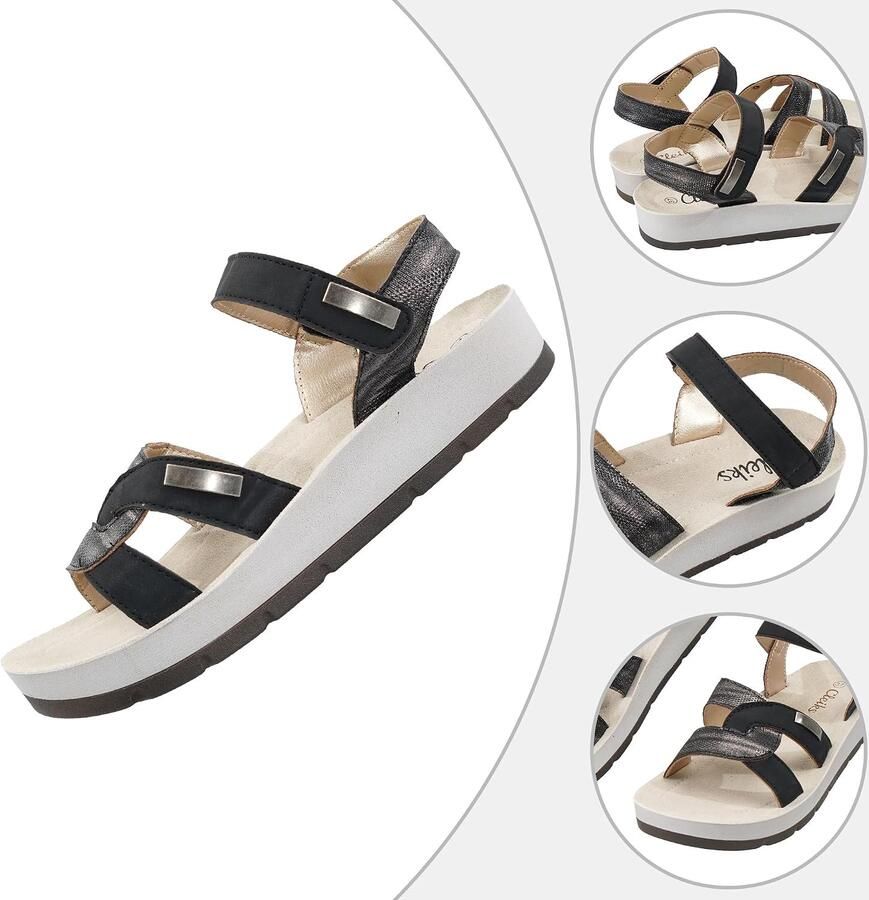 Sandalen met klittenband