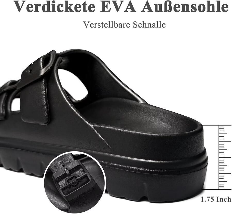 Sandalen met voetboogondersteuning verstelbare riem comfortabel en licht