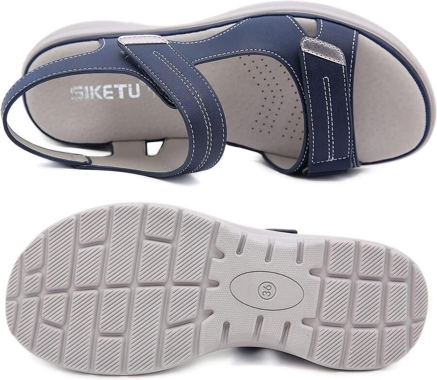 Sandalen voor dames met zacht voetbed zomerse sandalen antislip