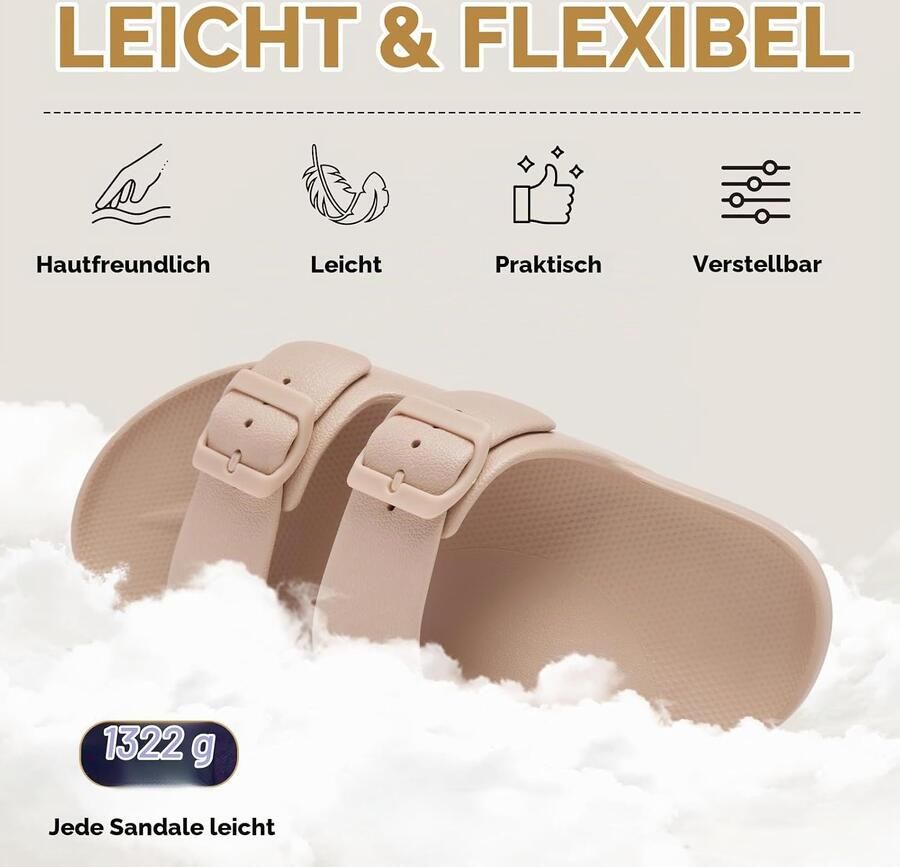 Sandalen voor en zomer slippers orthopedische sandalen met verstelbare gespen comfortabel antislip plat voor buiten en tuin