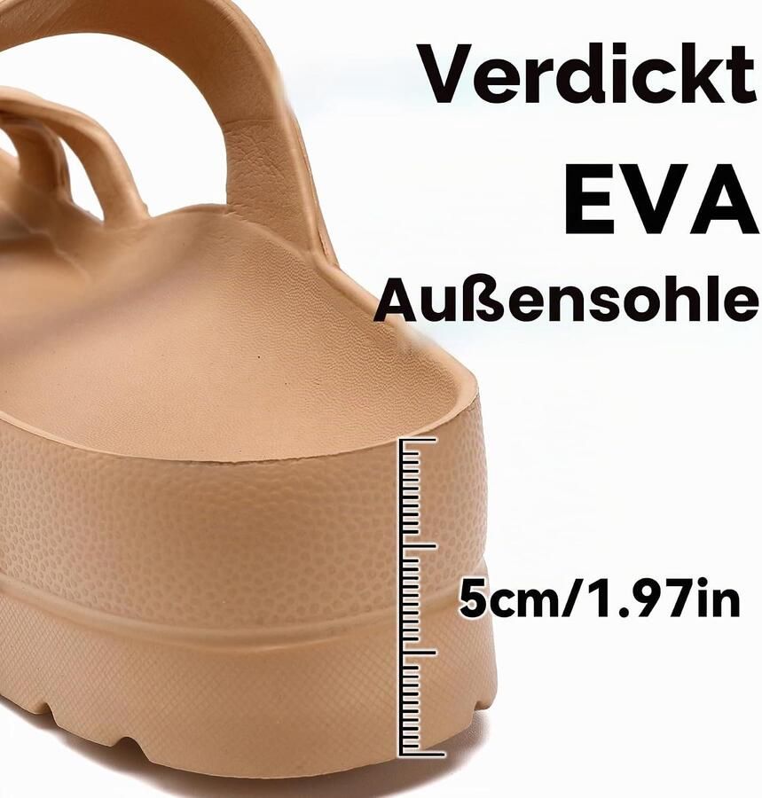 Sandalen voor dames zomer orthopedisch comfortabel dikke zolen platform verstelbare sluiting