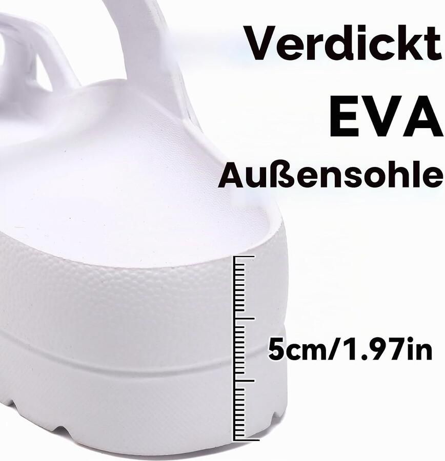 Sandalen voor dames zomer orthopedisch comfortabel dikke zolen platform verstelbare sluiting kussen