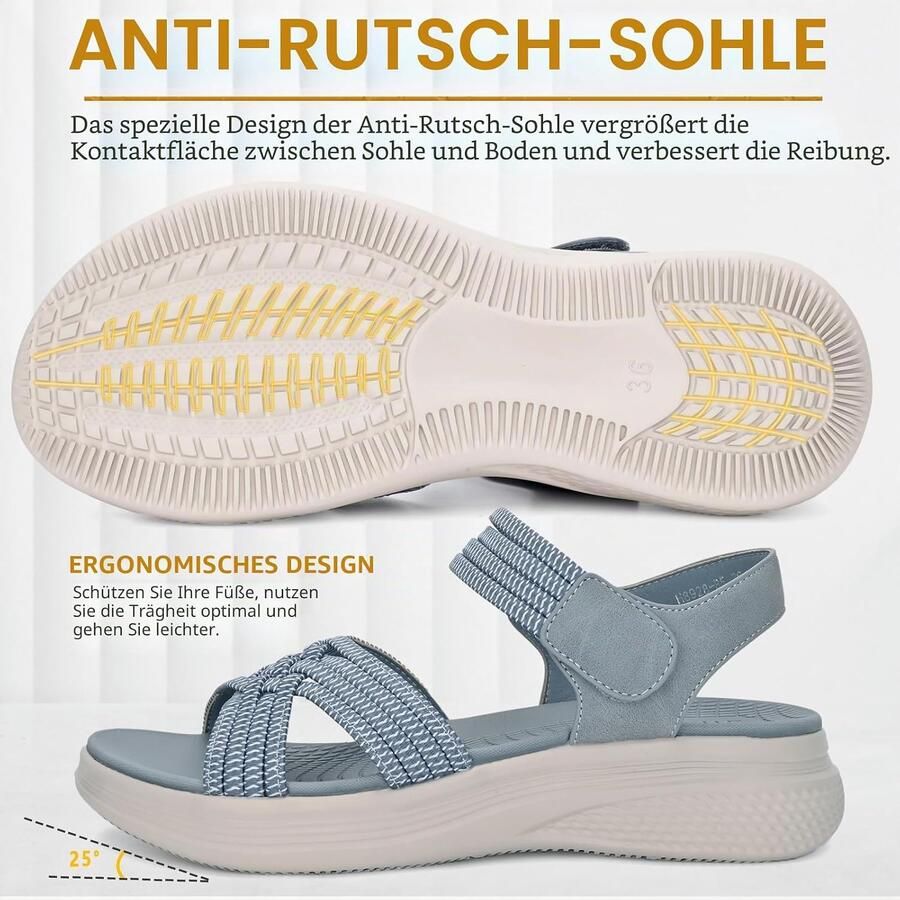 Sandalen voor dames zomer outdoor orthopedisch zacht voetbed