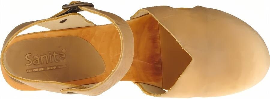 Sanita Clogs Dames Sandalen Wood-Matrix Square Flex Sandal Nature - Foto 2