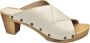Sanita Wood-Kelo Square Flex Sandal WIT - Thumbnail 2