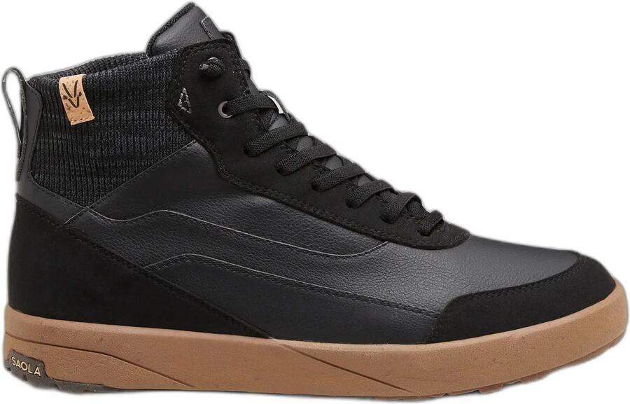 Saola Quito Mid Waterproof Hoge schoenen zwart