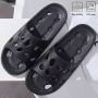 Sara Shop Slippers Zwmbad Slipper -Zomer Slipper met gaatjes zwembad slippers zwembad slippers douche slippers Zwart - Thumbnail 1