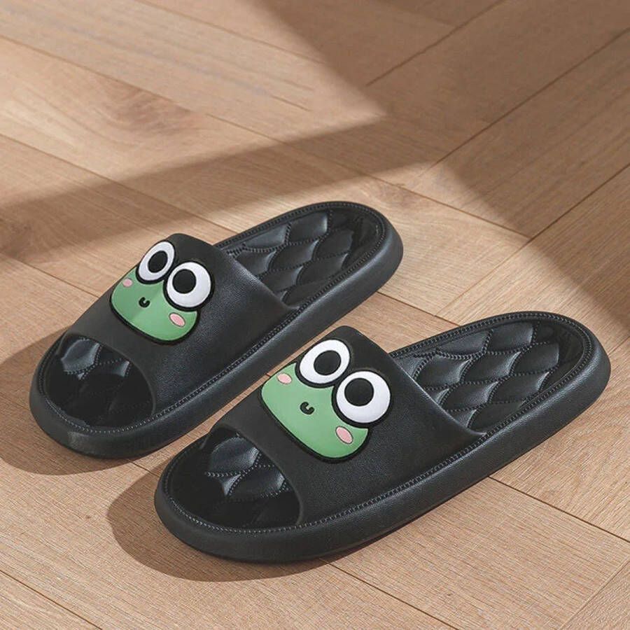 Sara Shop Slippers Zwmbad Slipper zwembad slippers zwembad slippers douche slippers Zwart