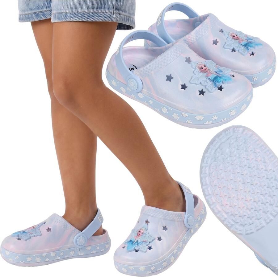 Sarcia.eu DISNEY Frozen Schuimrubberen badslippers dikke EVA-zool lichte badslippers voor meisjes