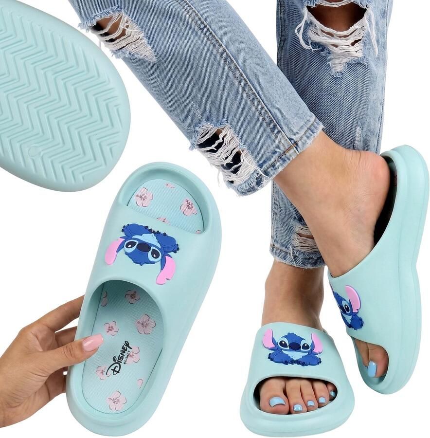 Sarcia.eu DISNEY Stitch Schuimrubberen badslippers voor dames dikke zool lichte badslippers voor vrouwen