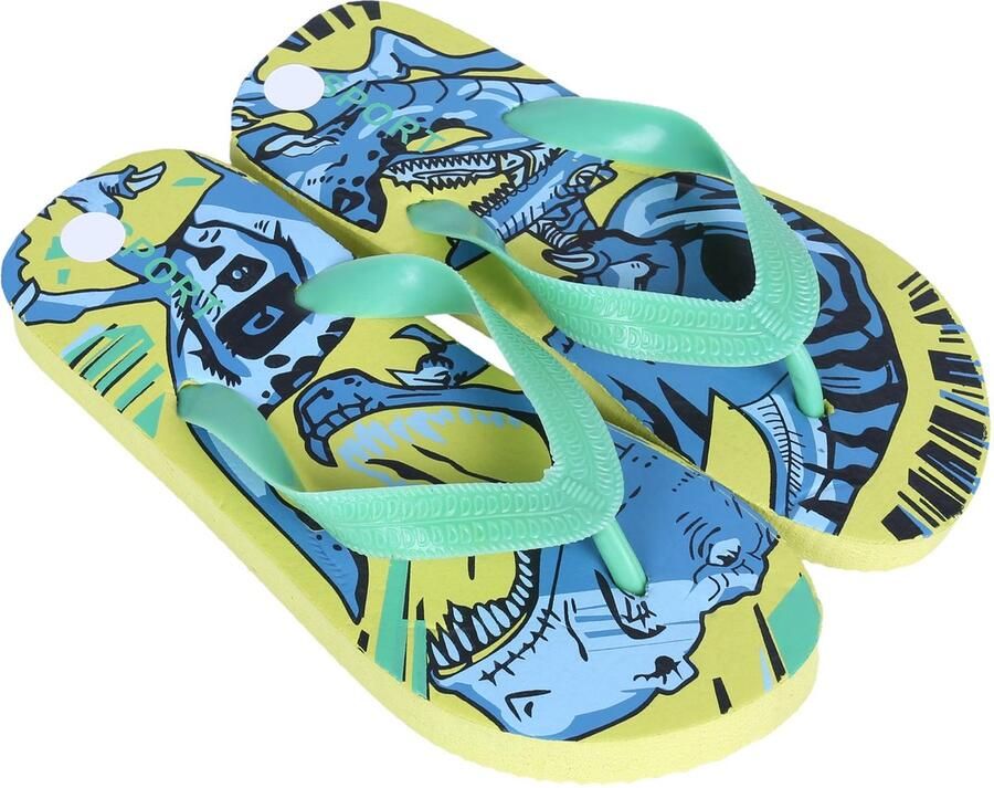 Sarcia.eu Seledyn dinosaurus teenslippers japs voor jongens - Foto 3