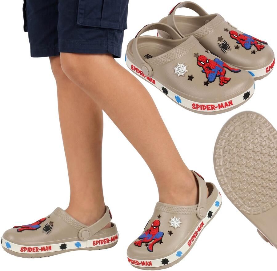 Sarcia.eu Spider-Man Schuimrubberen badslippers voor jongens dikke EVA-zool lichte badslippers voor jongens