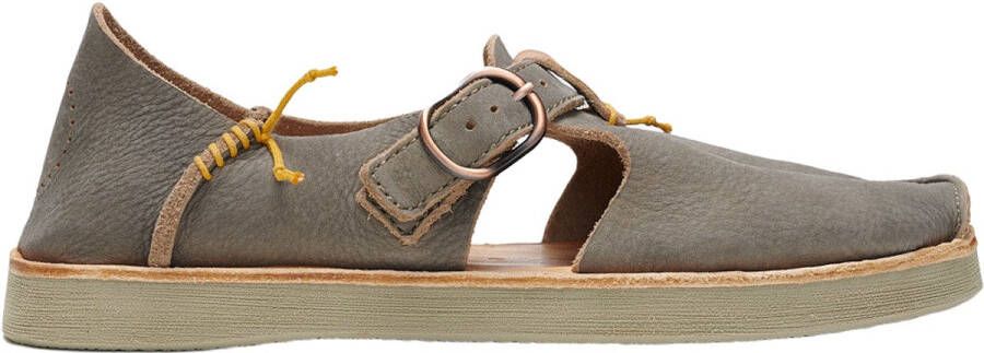 Satorisan Benirras Premium Plat Sandalen Unisex Plat Leer Sandalen Kleur Algue