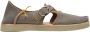 Satorisan Benirras Premium Plat Sandalen Unisex Plat Leer Sandalen Kleur Algue - Thumbnail 2