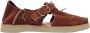 Satorisan Benirras Premium Plat Sandalen Unisex Plat Leer Sandalen Kleur Fox - Thumbnail 1