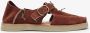 Satorisan Benirras Premium Plat Sandalen Unisex Plat Leer Sandalen Kleur Fox - Thumbnail 1