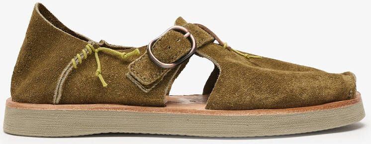 Satorisan Benirras Premium Plat Sandalen Unisex Plat Leer Sandalen Kleur Mojave