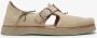 Satorisan Benirras Premium Plat Sandalen Unisex Plat Leer Sandalen Kleur String - Thumbnail 1
