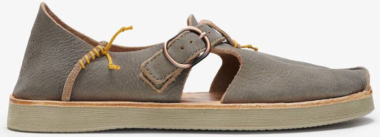 Satorisan Benirras Premium Plat Sandalen Unisex Plat Leer Sandalen Kleur Algue