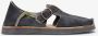 Satorisan Benirras Premium Plat Sandalen Unisex Plat Leer Sandalen Kleur Black - Thumbnail 1