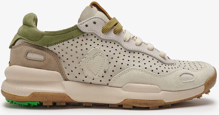 Satorisan Chacrona Laser Premium Casual Sneakers Mannen Vintage Leer Sneakers Kleur Chantilly Cream