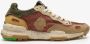 Satorisan Chacrona Laser Premium Casual Sneakers Mannen Vintage Leer Sneakers Kleur Fox - Thumbnail 1