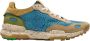 Satorisan Chacrona Laser Premium Casual Sneakers Unisex Vintage Leer Sneakers Kleur Summer Navy - Thumbnail 2