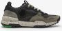Satorisan Chacrona Linen Casual Sneakers Mannen Vintage Leer en linnen Sneakers Kleur Fumo Black - Thumbnail 1