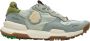 Satorisan Chacrona Linen Casual Sneakers Vrouwen Vintage Leer en linnen Sneakers Kleur Camo Milky Jade - Thumbnail 1