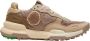 Satorisan Chacrona Linen Casual Sneakers Vrouwen Vintage Leer en linnen Sneakers Kleur Lake Taupe - Thumbnail 1