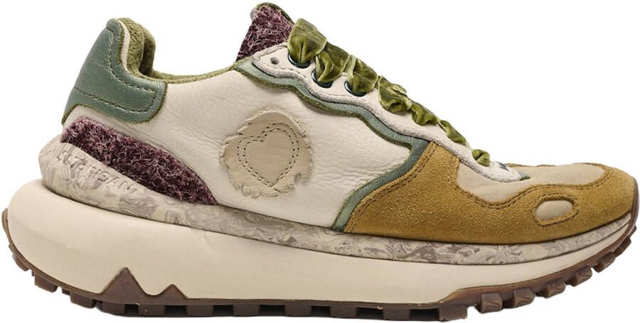 Satorisan Chacrona Metta Premium Casual Sneakers Vrouwen Vintage Leer Sneakers Kleur String