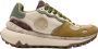 Satorisan Chacrona Metta Premium Casual Sneakers Vrouwen Vintage Leer Sneakers Kleur String - Thumbnail 1