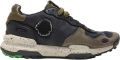 Satorisan Chacrona Premium Casual Sneakers Mannen Vintage Leer Sneakers Kleur Black Khaki - Zwart