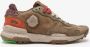 Satorisan Chacrona Premium Casual Sneakers Mannen Vintage Leer Sneakers Kleur Mid Brown - Thumbnail 1